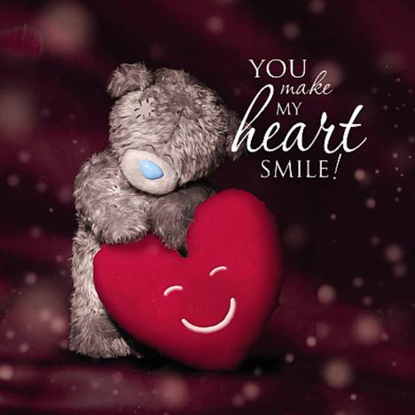 3D Holographic Heart Smile Me to You Valentine's Day Card £2.99